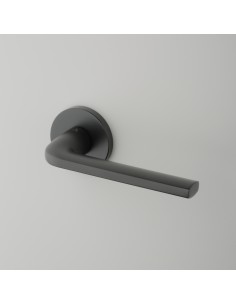 KLAMKA APRILE OLEANDRO ROZETA R SLIM 7MM BLACK - CZARNY MATOWY 2