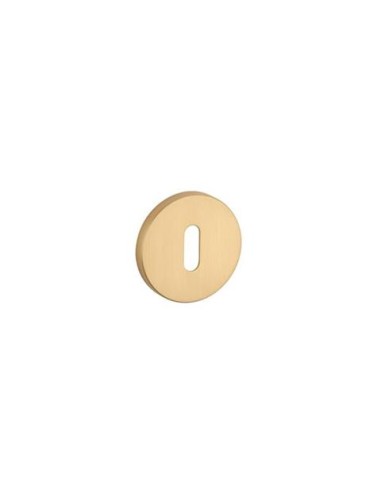 KLAMKA APRILE OLEANDRO ROZETA R SLIM 7MM GOLD SATIN - ZŁOTY MATOWY