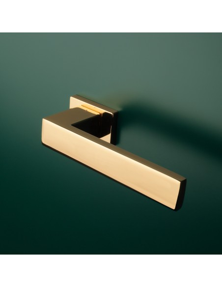 KLAMKA APRILE PINA ROZETA RT SLIM 7MM LG - ZŁOTY POLEROWANY