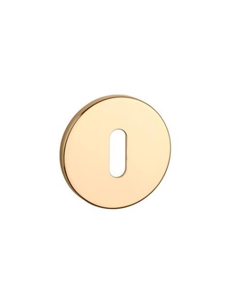 KLAMKA APRILE ROSEMARY ROZETA R SUPER SLIM 5MM LG - ZŁOTY POLEROWANY