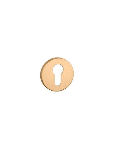 KLAMKA APRILE RUBIA ROZETA R SLIM 7MM KG - ZŁOTY MATOWY