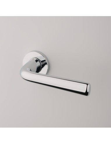 KLAMKA APRILE TULIPA ROZETA R SLIM 7MM LC - CHROM POLEROWANY
