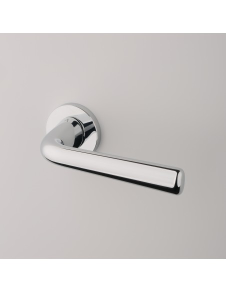 KLAMKA APRILE TULIPA ROZETA R SLIM 7MM LC - CHROM POLEROWANY