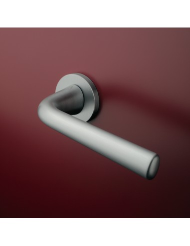 KLAMKA APRILE TULIPA ROZETA R SLIM 7MM SC - CHROM SATYNOWY