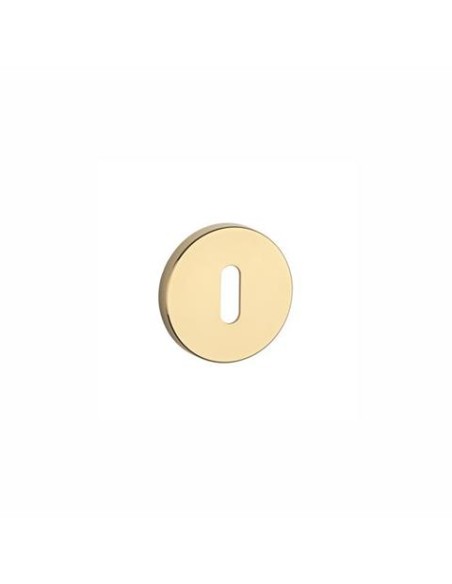 KLAMKA APRILE UTRICA ROZETA R SLIM 7MM LG PVD - ZŁOTY POLEROWANY PVD