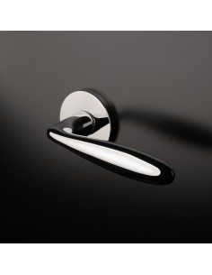 KLAMKA APRILE VERBENA ROZETA R SLIM 7MM CP - CHROM POLEROWANY 2