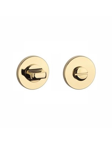 KLAMKA APRILE UTRICA ROZETA R SLIM 7MM LG PVD - ZŁOTY POLEROWANY PVD