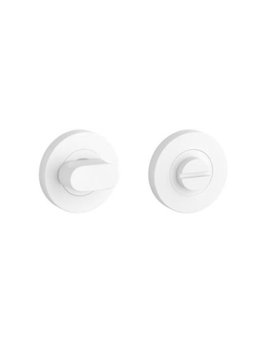 KLAMKA STERK OVAL 1740 ROZETA PRO 8MM WH - BIAŁY MATOWY