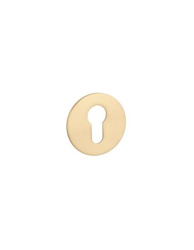 KLAMKA STERK OVAL 1750 ROZETA ULTRA SLIM 3MM MG - ZŁOTY MATOWY