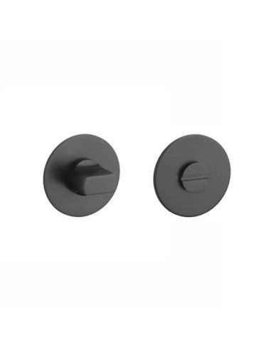 KLAMKA STERK OVAL 1750 ROZETA ULTRA SLIM 3MM F5 - CZARNY MATOWY