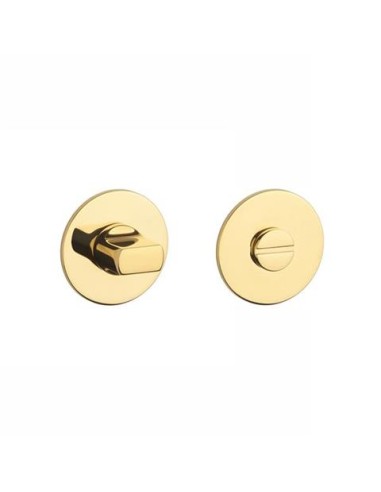 KLAMKA STERK OVAL 1750 ROZETA ULTRA SLIM 3MM GOLD PVD - ZŁOTY POLEROWANY PVD