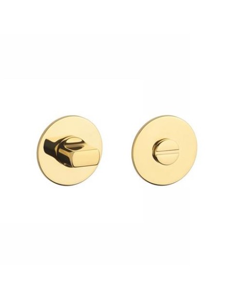 KLAMKA STERK OVAL 1750 ROZETA ULTRA SLIM 3MM GOLD PVD - ZŁOTY POLEROWANY PVD