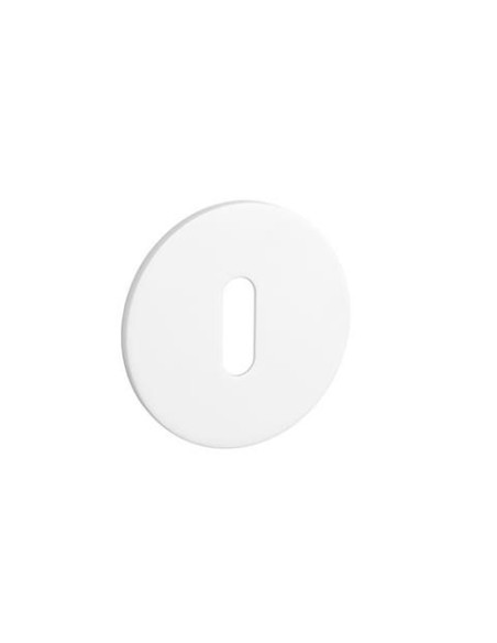 KLAMKA STERK OVAL 1750 ROZETA ULTRA SLIM 3MM WH - BIAŁY MATOWY