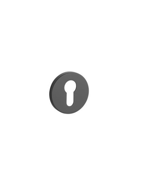 KLAMKA STILE GOYA ROZETA R SLIM 7MM BLACK - CZARNY MATOWY