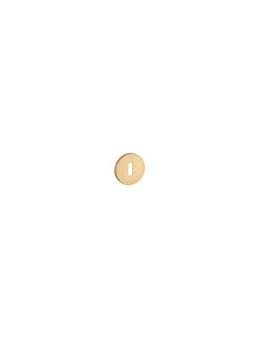 KLAMKA STILE IBRA ROZETA R SLIM 7MM GOLD SATIN - ZŁOTY MATOWY