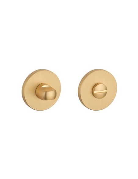KLAMKA STILE LARKA ROZETA R SLIM 7MM GOLD SATIN - ZŁOTY MATOWY