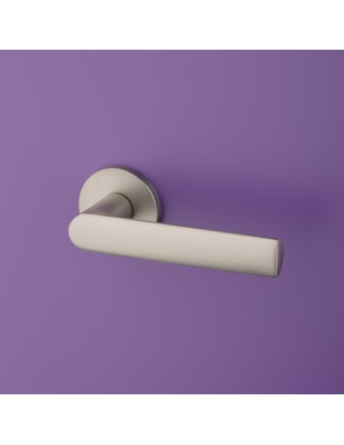 KLAMKA STILE REWA ROZETA R SLIM 7MM MSN - NIKIEL