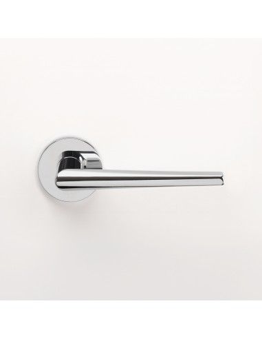 KLAMKA STILE SALTA ROZETA R SLIM 7MM CP - CHROM POLEROWANY