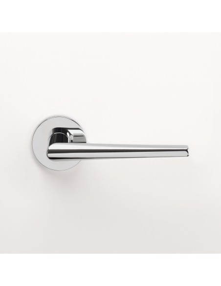 KLAMKA STILE SALTA ROZETA R SLIM 7MM CP - CHROM POLEROWANY