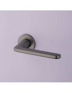 KLAMKA STILE UTA ROZETA R SLIM 7MM MSB - TYTAN 2