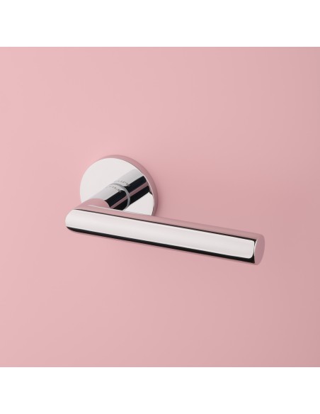 KLAMKA STILE YUZA ROZETA R SLIM 7MM CP - CHROM POLEROWANY