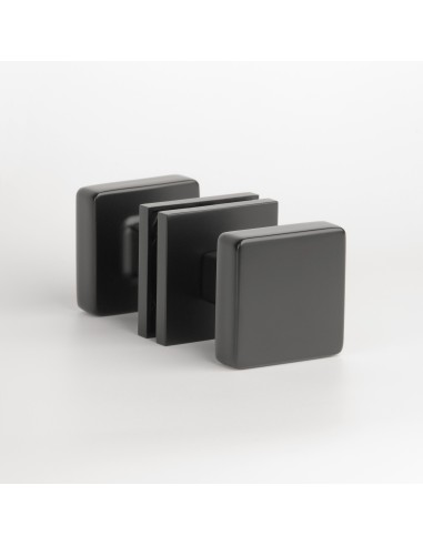 GAŁKA DWUSTRONNA APRILE MORA Q SLIM 7MM BLACK - CZARNY MATOWY