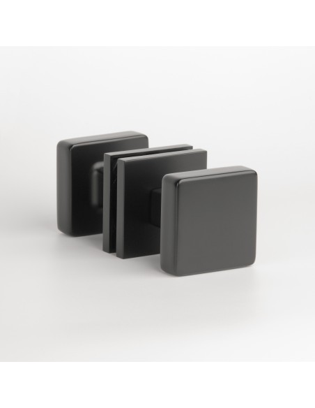 GAŁKA DWUSTRONNA APRILE MORA Q SLIM 7MM BLACK - CZARNY MATOWY