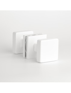 GAŁKA DWUSTRONNA APRILE MORA Q SLIM 7MM WHITE - BIAŁY MATOWY