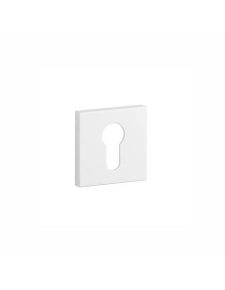 GAŁKA DWUSTRONNA APRILE MORA Q SLIM 7MM WHITE - BIAŁY MATOWY