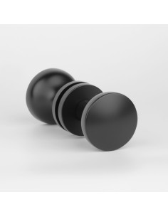 GAŁKA DWUSTRONNA APRILE ORTICA R SLIM 7MM BK - CZARNY MATOWY 2