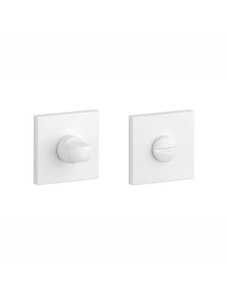 GAŁKA DWUSTRONNA APRILE MORA Q SLIM 7MM WHITE - BIAŁY MATOWY