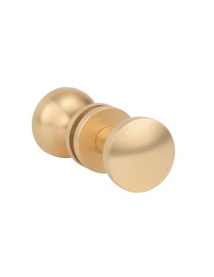 GAŁKA DWUSTRONNA APRILE ORTICA R SLIM 7MM KG - ZŁOTY MATOWY