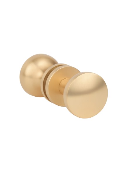 GAŁKA DWUSTRONNA APRILE ORTICA R SLIM 7MM KG - ZŁOTY MATOWY