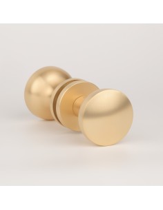 GAŁKA DWUSTRONNA APRILE ORTICA R SLIM 7MM KG - ZŁOTY MATOWY 2