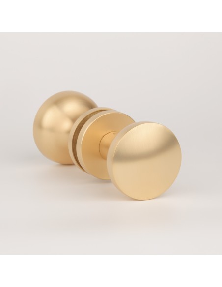GAŁKA DWUSTRONNA APRILE ORTICA R SLIM 7MM KG - ZŁOTY MATOWY