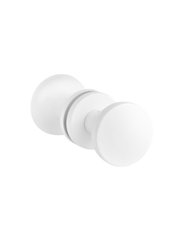 GAŁKA DWUSTRONNA APRILE ORTICA R SLIM 7MM WH - BIAŁY MATOWY