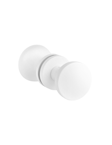 GAŁKA DWUSTRONNA APRILE ORTICA R SLIM 7MM WH - BIAŁY MATOWY