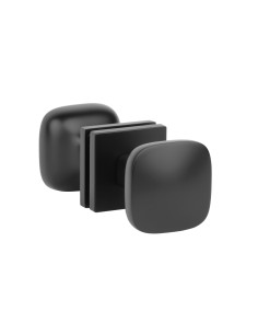 GAŁKA DWUSTRONNA APRILE QUERCA Q SLIM 7MM BK - CZARNY MATOWY