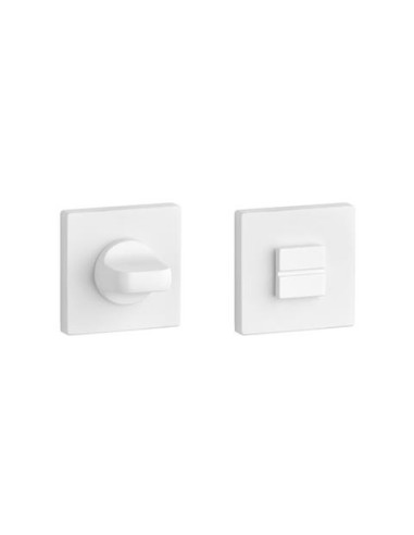 GAŁKA DWUSTRONNA APRILE QUERCA Q SLIM 7MM WH - BIAŁY MATOWY