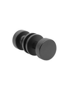 GAŁKA DWUSTRONNA APRILE TUJA R SLIM 7MM BLACK - CZARNY MATOWY