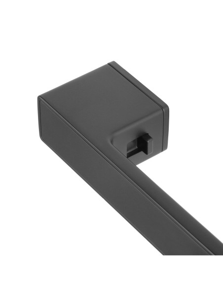KLAMKA STILE EHIME ROZETA RTH BLACK LOCKING SYSTEM - CZARNY MATOWY