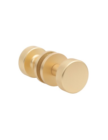 GAŁKA DWUSTRONNA APRILE TUJA R SLIM 7MM GOLD SATIN - ZŁOTY MATOWY