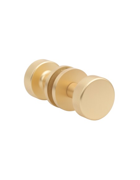 GAŁKA DWUSTRONNA APRILE TUJA R SLIM 7MM GOLD SATIN - ZŁOTY MATOWY