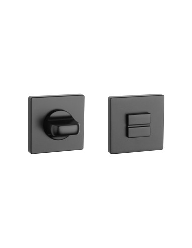 ROZETA APRILE Q SLIM 7MM BK - CZARNY MATOWY WC 4X4