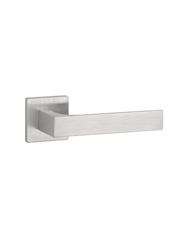 KLAMKA APRILE ALISSO ROZETA Q SUPER SLIM 5MM DSC - CHROM SZCZOTKOWANY