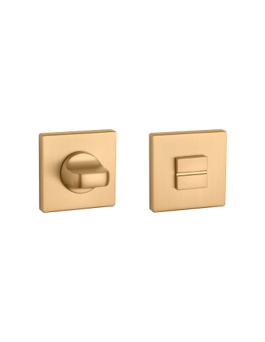 ROZETA APRILE Q SLIM 7MM KG - ZŁOTY MATOWY WC 4X4