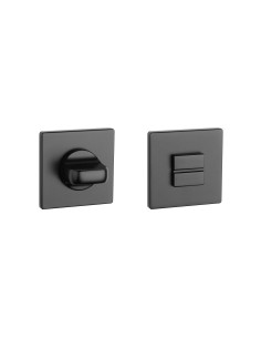 ROZETA APRILE Q SUPER SLIM 5MM BK - CZARNY MATOWY WC 4X4