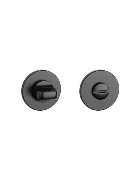 KLAMKA APRILE ARIA ROZETA R SUPER SLIM 5MM BK - CZARNY MATOWY