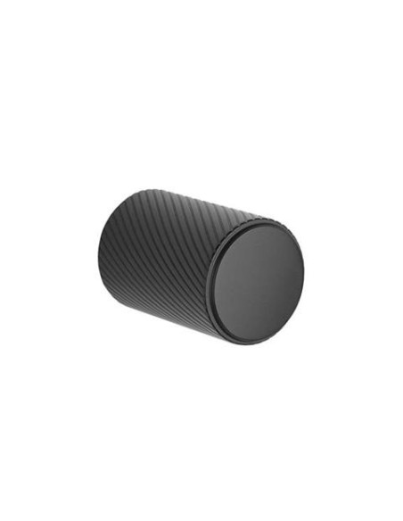 KLAMKA APRILE KERRIA ROZETA R SLIM 7MM BK - CZARNY MATOWY