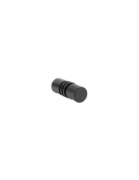 KLAMKA APRILE KERRIA ROZETA R SLIM 7MM BK - CZARNY MATOWY
